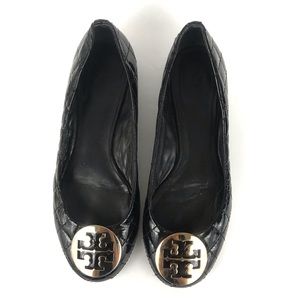 Tory Burch Quinn Black Flats